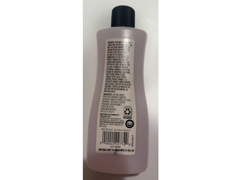 Walgreens Strengthening Nail Polish Remover, 10 fl oz/295 mL