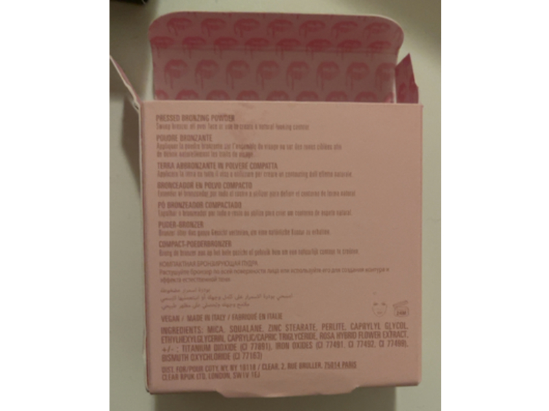 Kylie Pressed Bronzing Powder, 100 Khaki, 0.35 oz/10 g