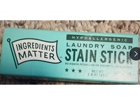 Ingredients Matter Laundry Soap Stain Stick, 2.4 oz/67 g - thumbnail 2