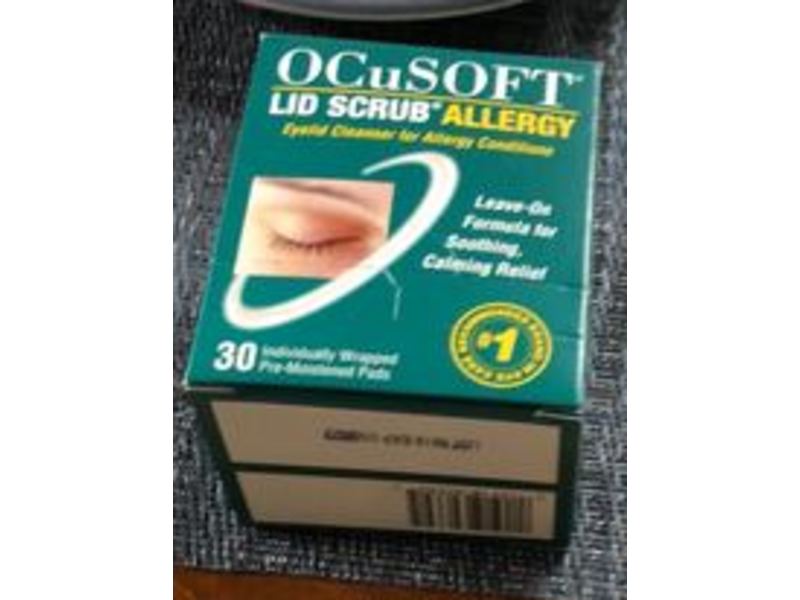 OcuSoft Lid Scrub Allergy, 30 Count