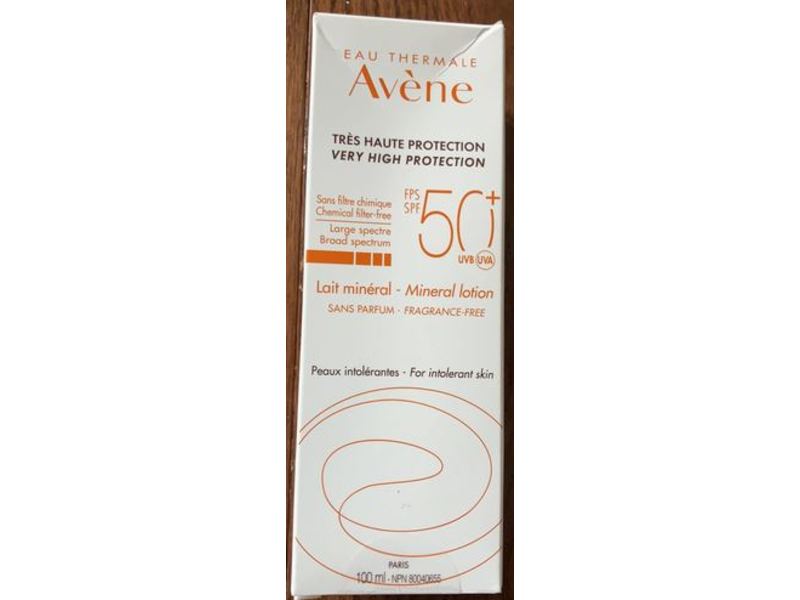 Avene Very High Protection Mineral Lotion, SPF 50+, 100 ml
