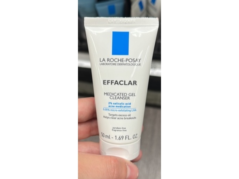 La Roche-Posay Effaclar Medicated Gel Cleanser, 1.69 fl oz/50 mL