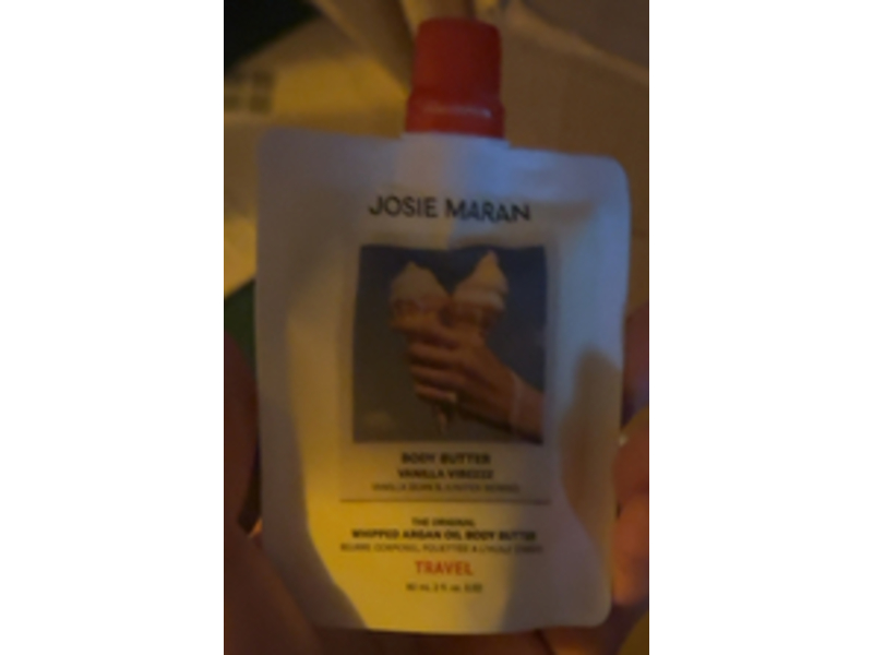 Josie Maran Body Butter, Vanilla Vibezzz, 2 fl oz/60 mL