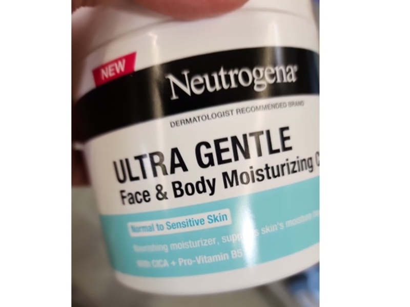 Neutrogena Ultra Gentle Face & Body Moisturizing Cream, Normal To Sensitive Skin, 11 oz/311 g