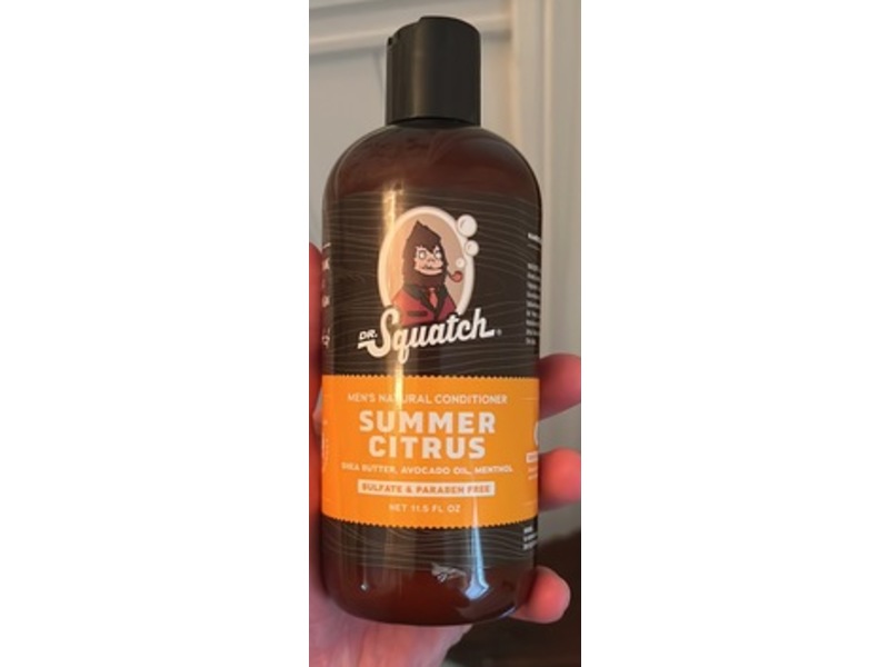 Dr Squatch Men's Natural Conditioner, Summer Citrus, 11.5 fl oz