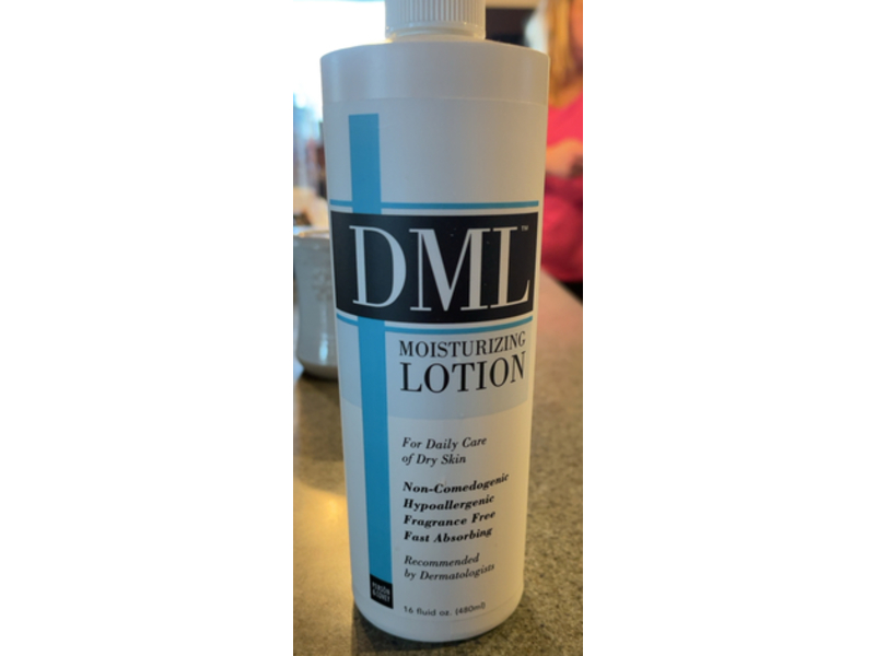 DML Moisturizing Lotion, Fragrance Free, 16 fl oz/480 mL