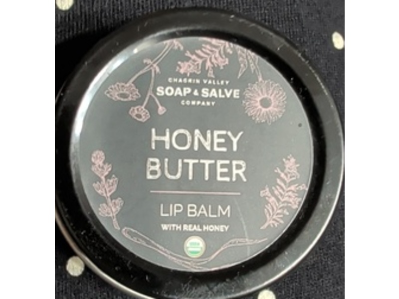 Chargin Valley Soap & Salve Lip Balm, Honey Butter, 0.5 fl oz/15 mL