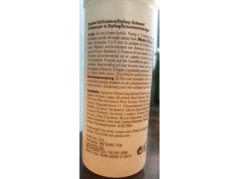 Aveda Phomollient Styling Foam Mousse Coiffante, 1.7 fl oz/50 mL