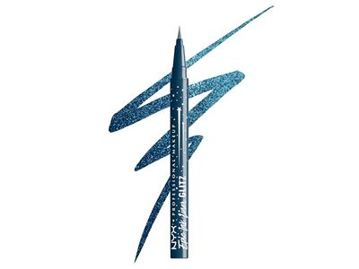 Nyx Professional Makeup Epic Ink Glitz Liner, Denim Dazzle, 0.03 fl oz/1 mL