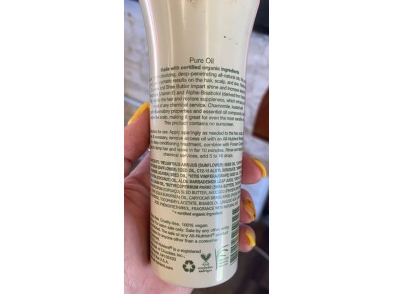 All-Nutrient Pure Oil Essential Nutritive Therapy, 8 fl oz/237 mL