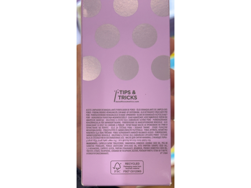 Benefit The Pore Fessional Get Unblocked Makeup-Removing Cleansing Oil, 5 fl oz/147 mL