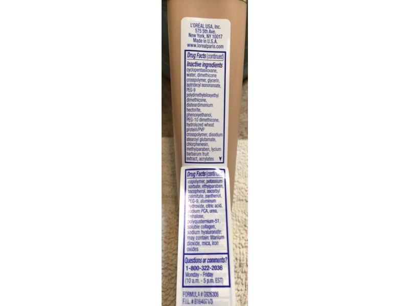 L'Oreal Paris Visible Lift Blur Foundation, SPF 18, 204 Creamy Natural, 1.3 fl oz/40 mL