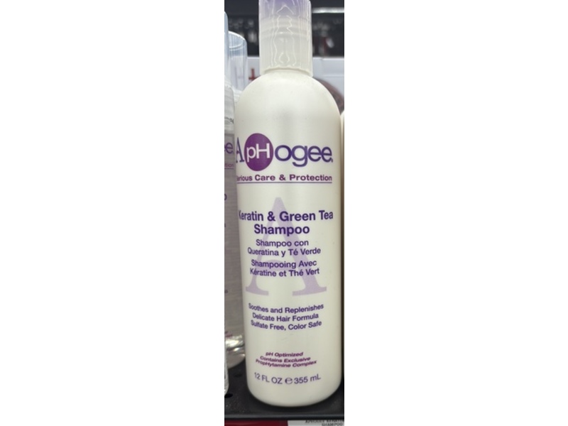 Aphogee Shampoo, Keratin & Green Tea, 12 fl oz/355 mL