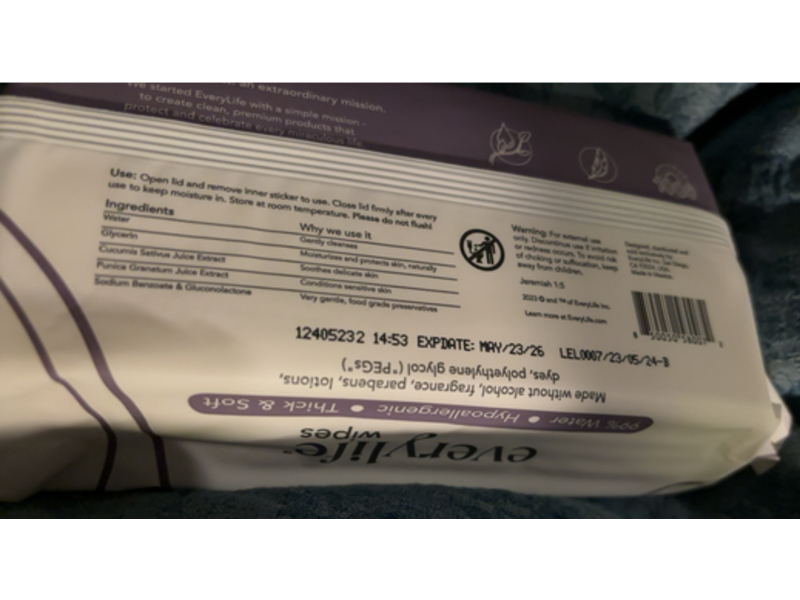 Every Life Wipes, 60 Count