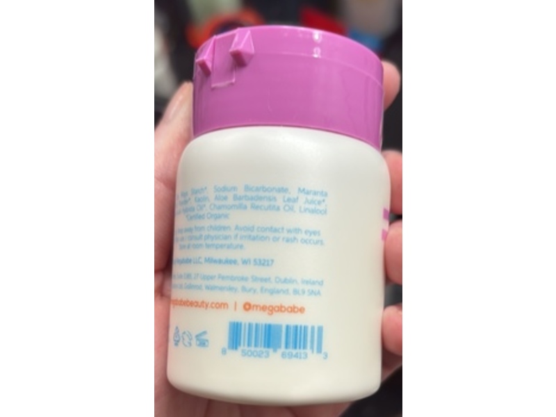 Megabade Body Dust Top-To-Toe Powder, Lavender & Aloe, 1.7 oz/48 g