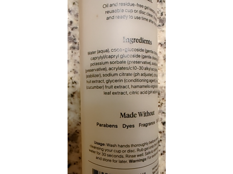 Cora The Cup & Disc Cleanse, 4 fl oz/118 mL