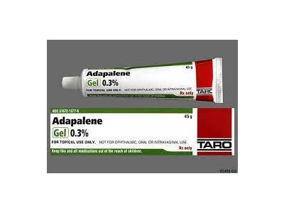 Adapalene Gel 0.3%, 45 g, Taro Pharmaceuticals (RX)