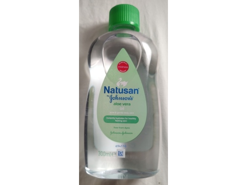 Natusan By Johnson's Aloe Vera Oil, 300 mL