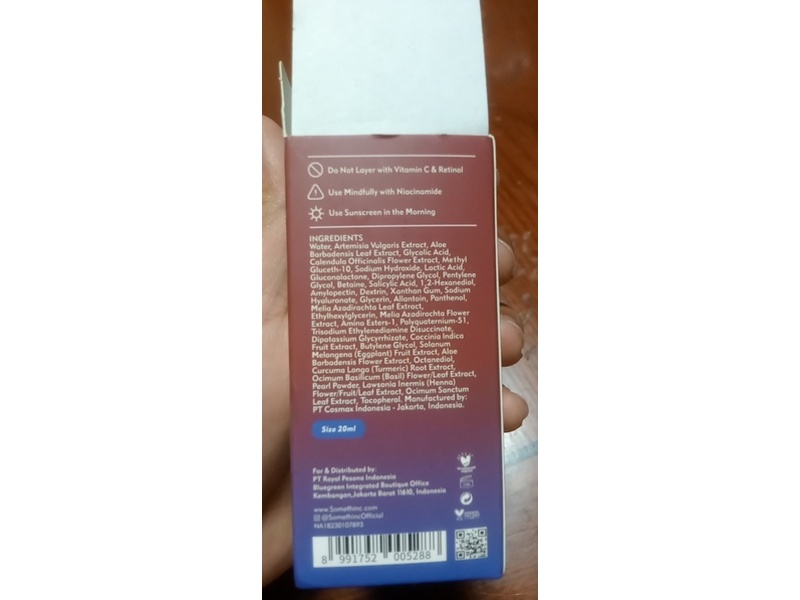 Somethinc Peeling Serum, Lactic + Glycolic, 20 mL