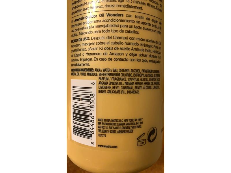 Matrix Oil Wonders Oil Conditioner, 33.8 fl oz/1 L