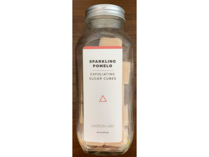 Harper + Ari Exfoliating Sugar Cubes, Sparkling Pomelo, 9.5 oz/270 g