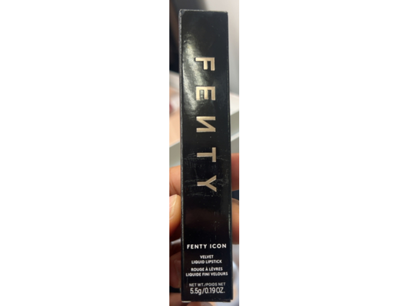Fenty Beauty By Rihanna Fenty Icon Velvet Liquid Lipstick, Fashion Fiend, 0.19 oz/5.5 g