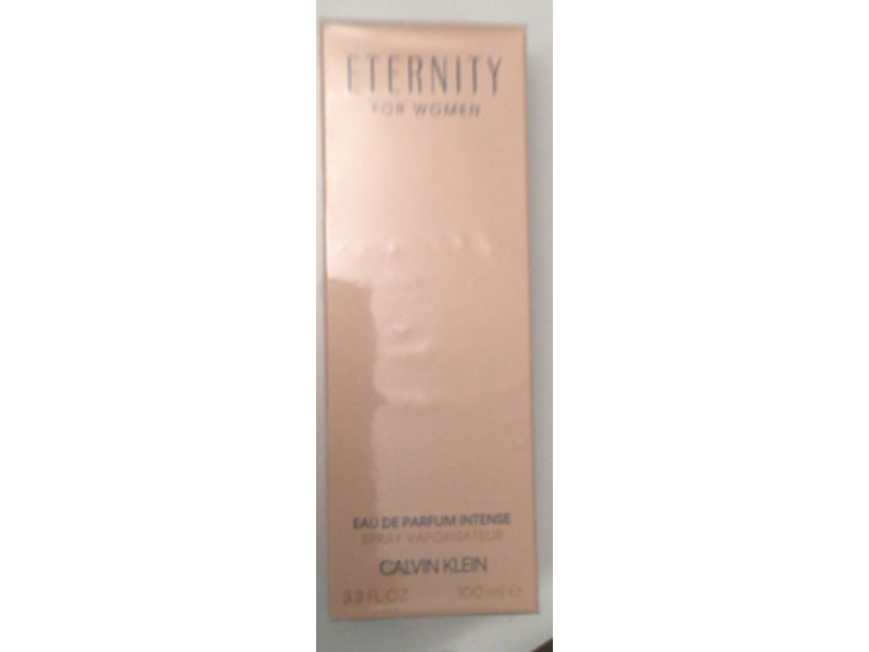 Calvin Klein Intense Eau De Parfum, Eternity, 3.3 fl oz/100 mL