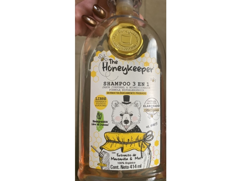 The Honeykeeper 3 In 1 Shampoo, 414 mL