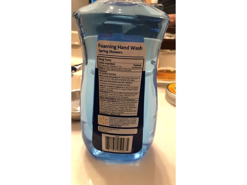 Equate Spring Showers Scent Foaming Hand Wash Refill, 32 fl oz