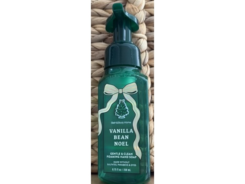 Bath & Body Works Gentle & Clean Foaming Hand Soap, Vanilla Bean Noel, 8.75 fl oz/ 259 mL
