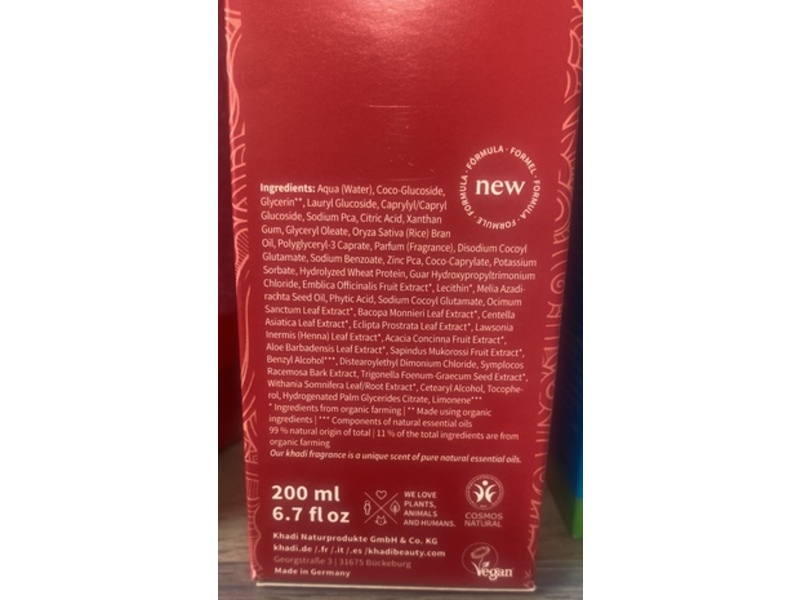 Khadi Amla Volume Ayurvedic Elixir Shampoo, 6.7 fl oz/200 mL