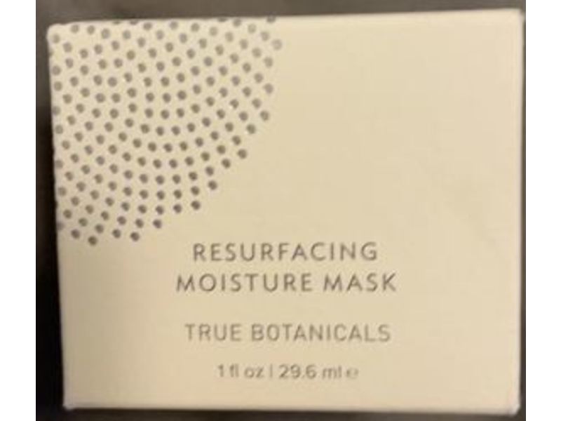 True Botanicals Resurfacing Moisture Mask, 1 fl oz/29.6 mL