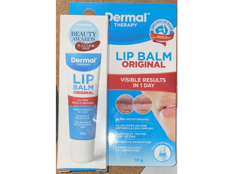 Dermal Therapy Ultra Moisturizing Lip Balm, Original, 10 g