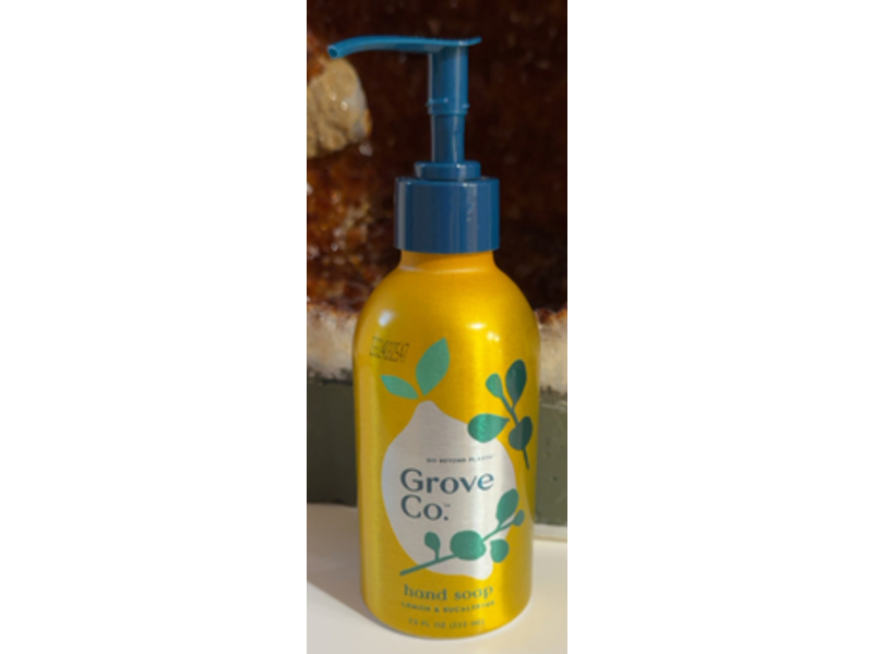 Grove Co. Hand Soap, Lemon & Eucalyptus, 7.5 fl oz/222 mL