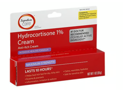 Signature Care Anti-Itch Cream, 1 oz/28 g