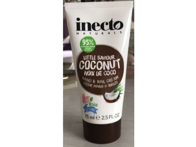 Inecto Naturals Little Saviour Hand & Nail Cream, Coconut, 2.5 fl oz/75 mL