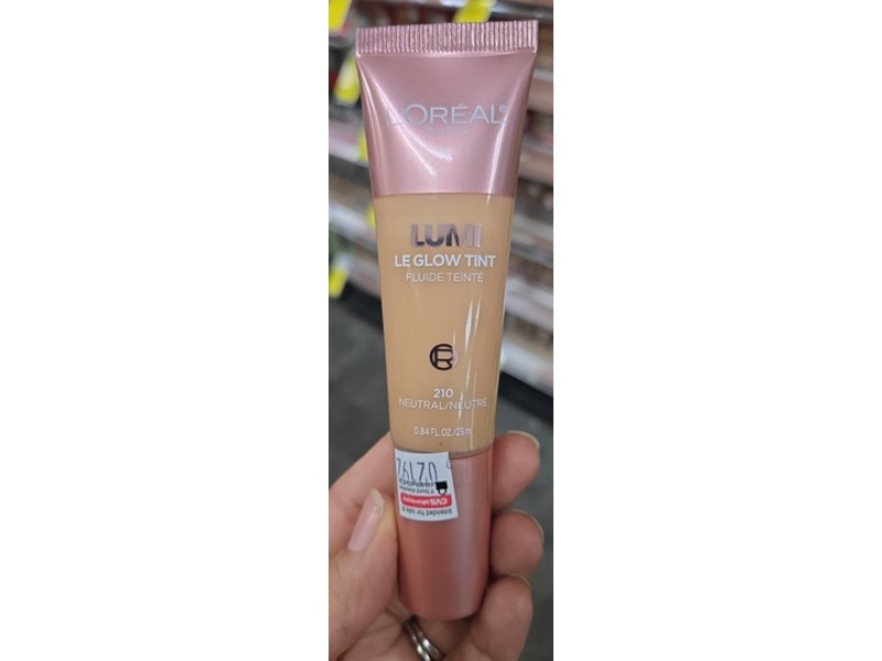 L'Oreal Paris Lumi Le Glow Tint, 210, 0.84 fl oz/25 mL