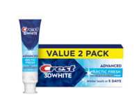 Crest 3D White Advanced Teeth Whitening Toothpaste, Arctic Fresh, 3.3 oz/93 g, Pack Of 2 - thumbnail 1