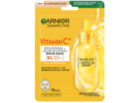 Garnier Skin Active Brightening + Glow Boosting Serum face Mask, Vitamin C, 28 g - Image 2