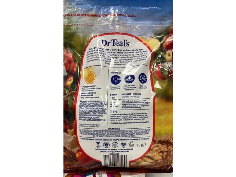 Dr Teal's Pure Epsom Salt, Sweet Apple Delight, 1.36 Kg