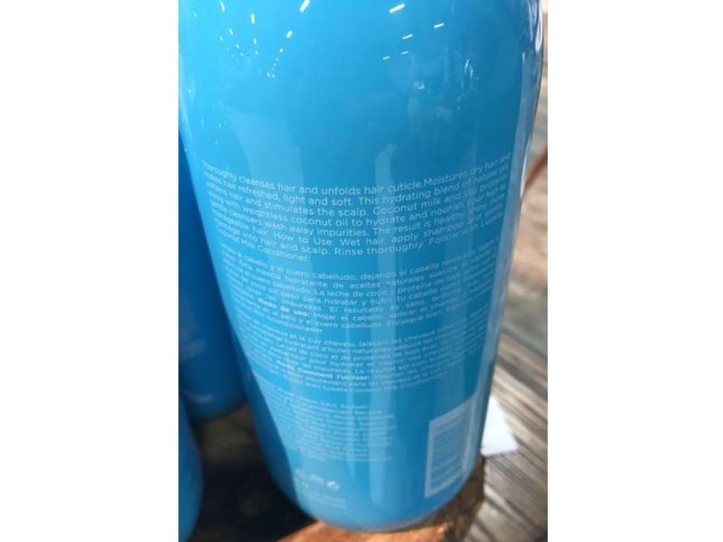 Luseta Coconut Milk Shampoo, Nourishing & Moisturizing Formula, Free Of Sulfate, 33.9 fl oz/1 L