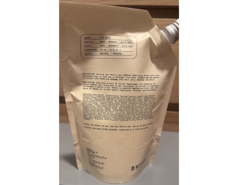 Dedcool Body Lotion, Xtra Milk, 16 fl oz/473 mL