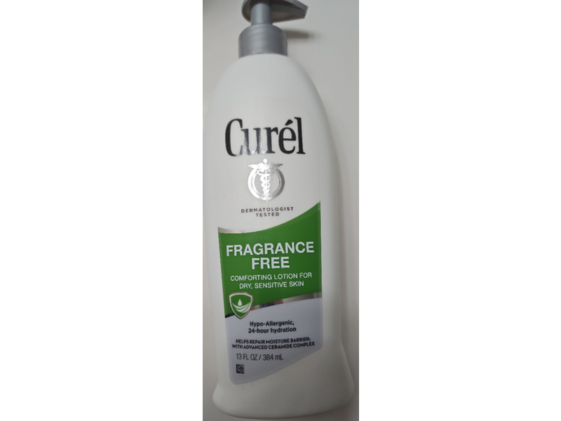 Curel Comforting Lotion, Fragrance Free, 13 fl oz/384 mL