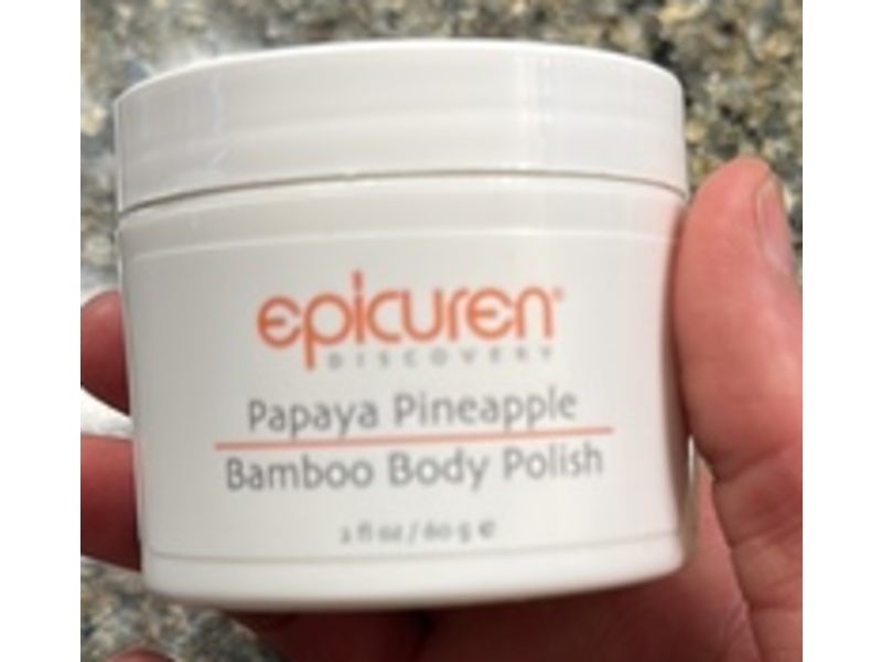 Epicuren Discovery Body Polish, Papaya + Pineapple + Bamboo, 2 fl oz/60 g