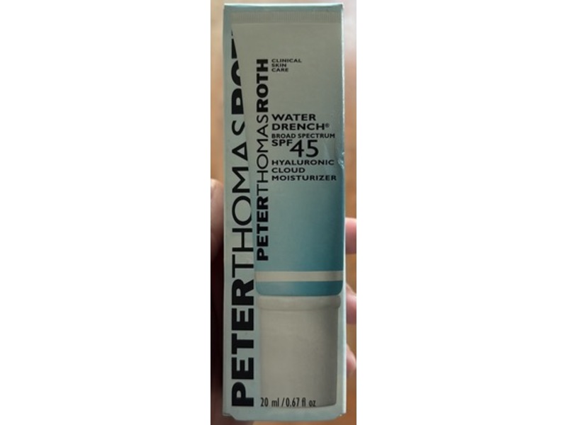 Peter Thomas Roth Water Drench Hyaluronic Cloud Moisturizer, SPF 45, 0.67 oz/20 mL