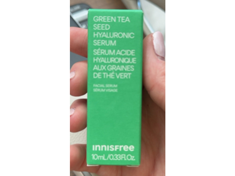 Innisfree Hyaluronic Facial Serum, Green Tea Seed, 0.33 fl oz/10 mL