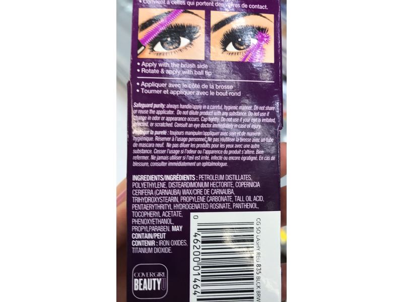 CoverGirl So Lashy! Blastpro Waterproof Mascara, Black Brown, 0.44 oz/13.1 mL