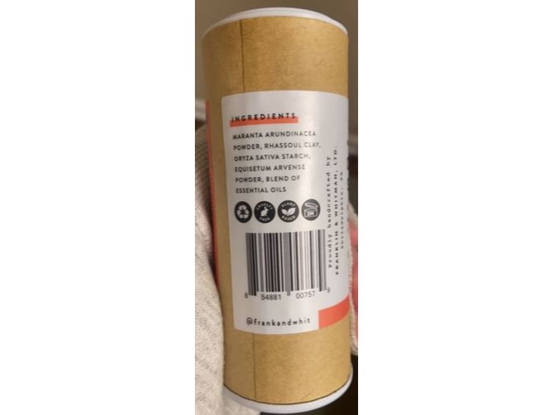 Franklin & Whitman Dry Shampoo Dark Hair Formula, Spring Garden, 3 oz/85 g