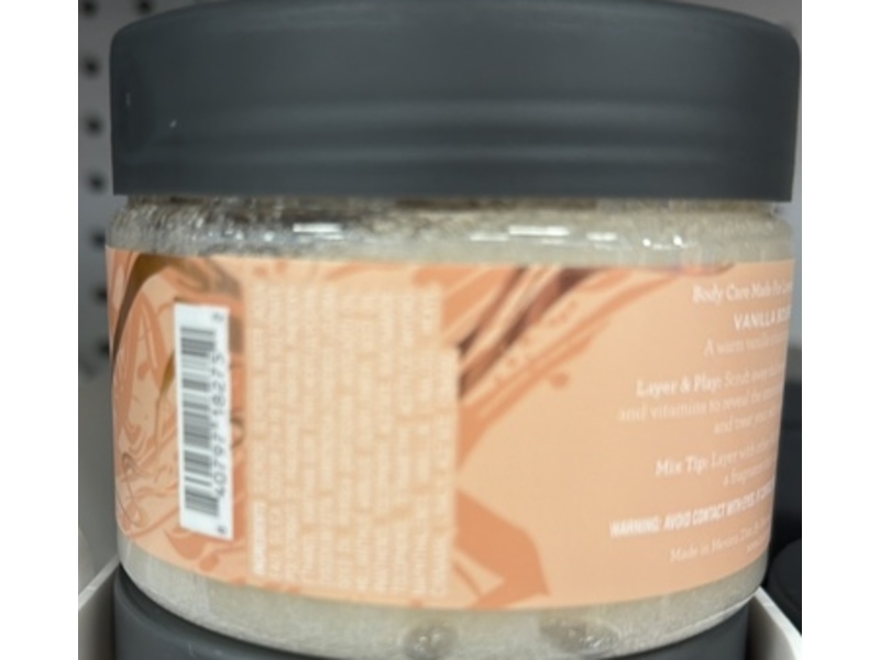 Mix:Bar Sugary Body Scrub, Vanilla Bourbon N°09, 10 oz/283 g