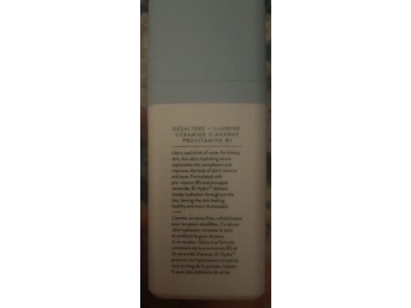Drunk Elephant B - Hydra Intensive Hydration Serum, Pineapple Ceramide & Pro - Vitamin B5, 0.5 fl oz/15 mL